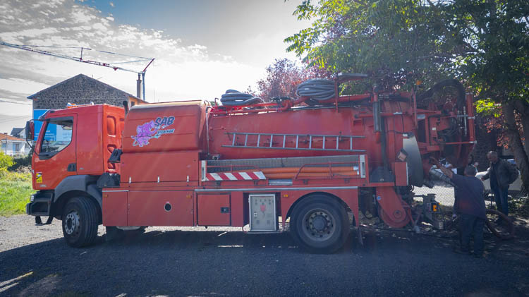 Travaux assainissement Riom